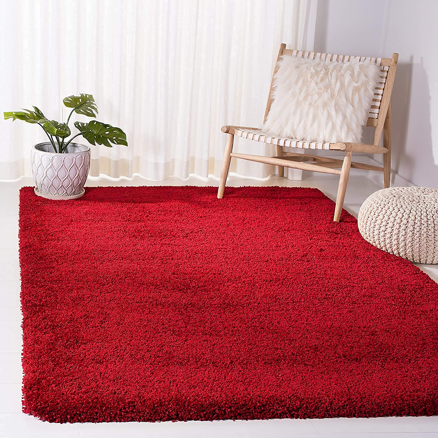 Zora Carpet Ultra Carpet Soft Shag Handcrafted Anti-Skid, Shaggy Carpet Fur Rug...