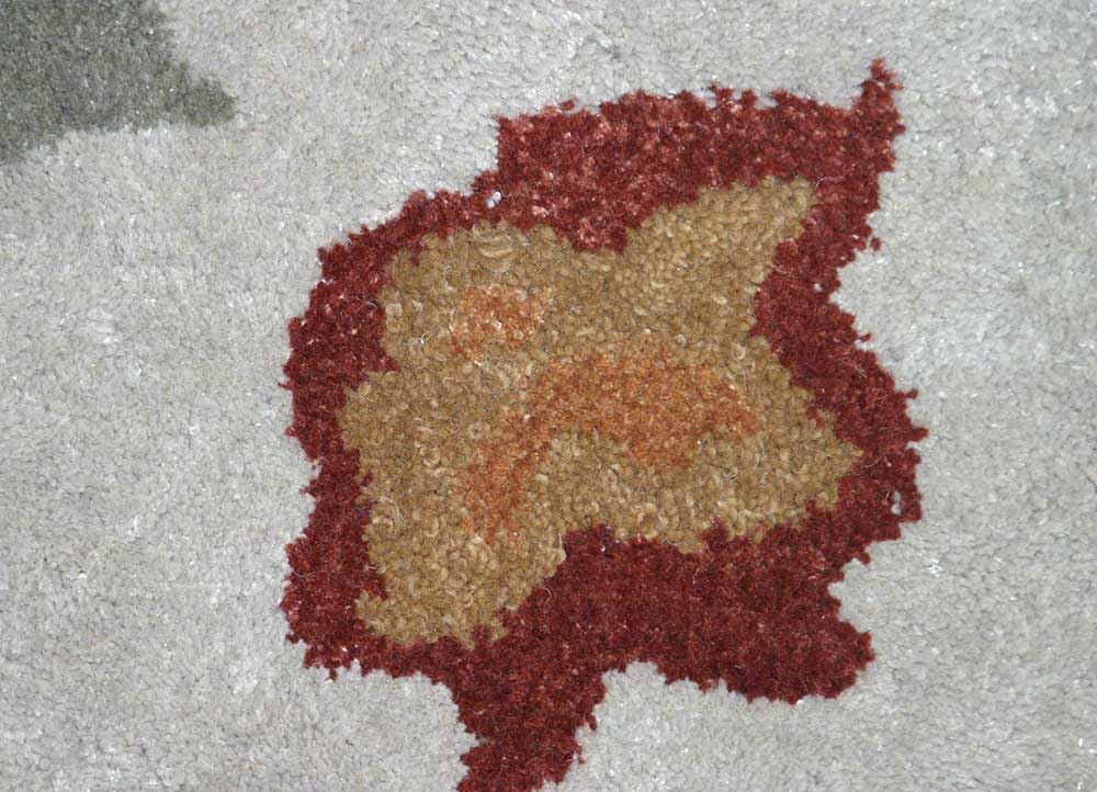 ZORA CARPET Dark Brown Multi Handmade Tuffted Blended Pure Woollen Carpet for L...