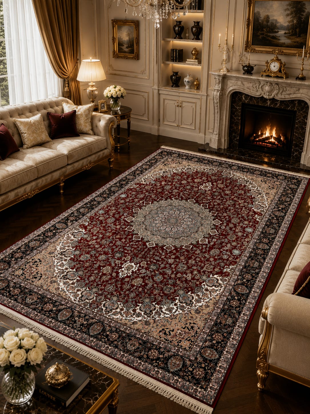 Iranian Silk Carpet